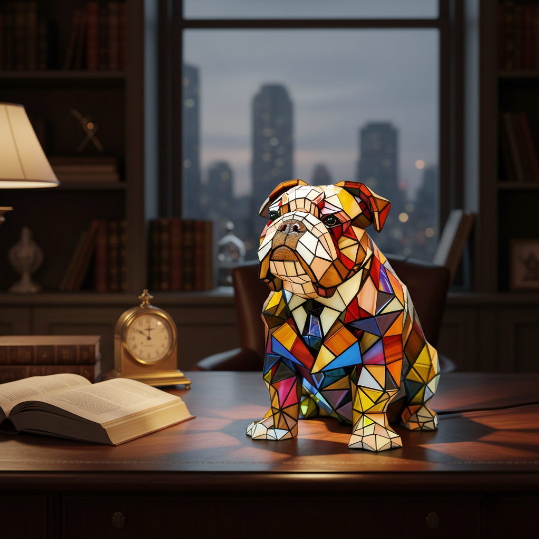 Eleganter Bulldoggen-Charm