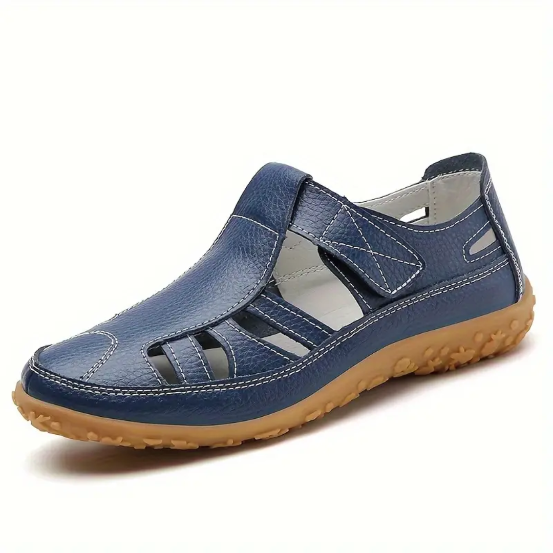 Orthopädische Damensandalen mit weicher Sohle in großen Größen
