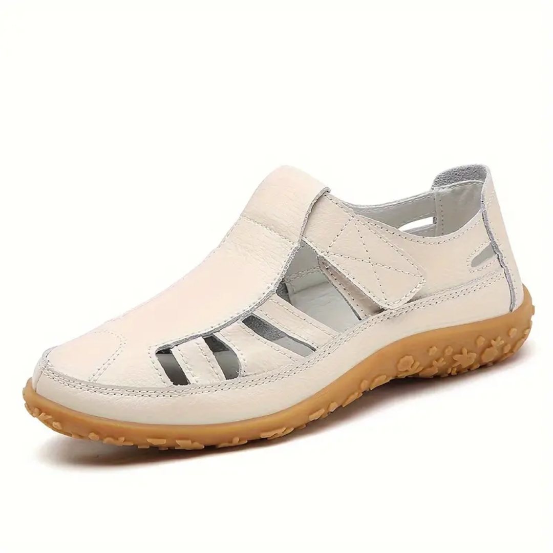 Orthopädische Damensandalen mit weicher Sohle in großen Größen