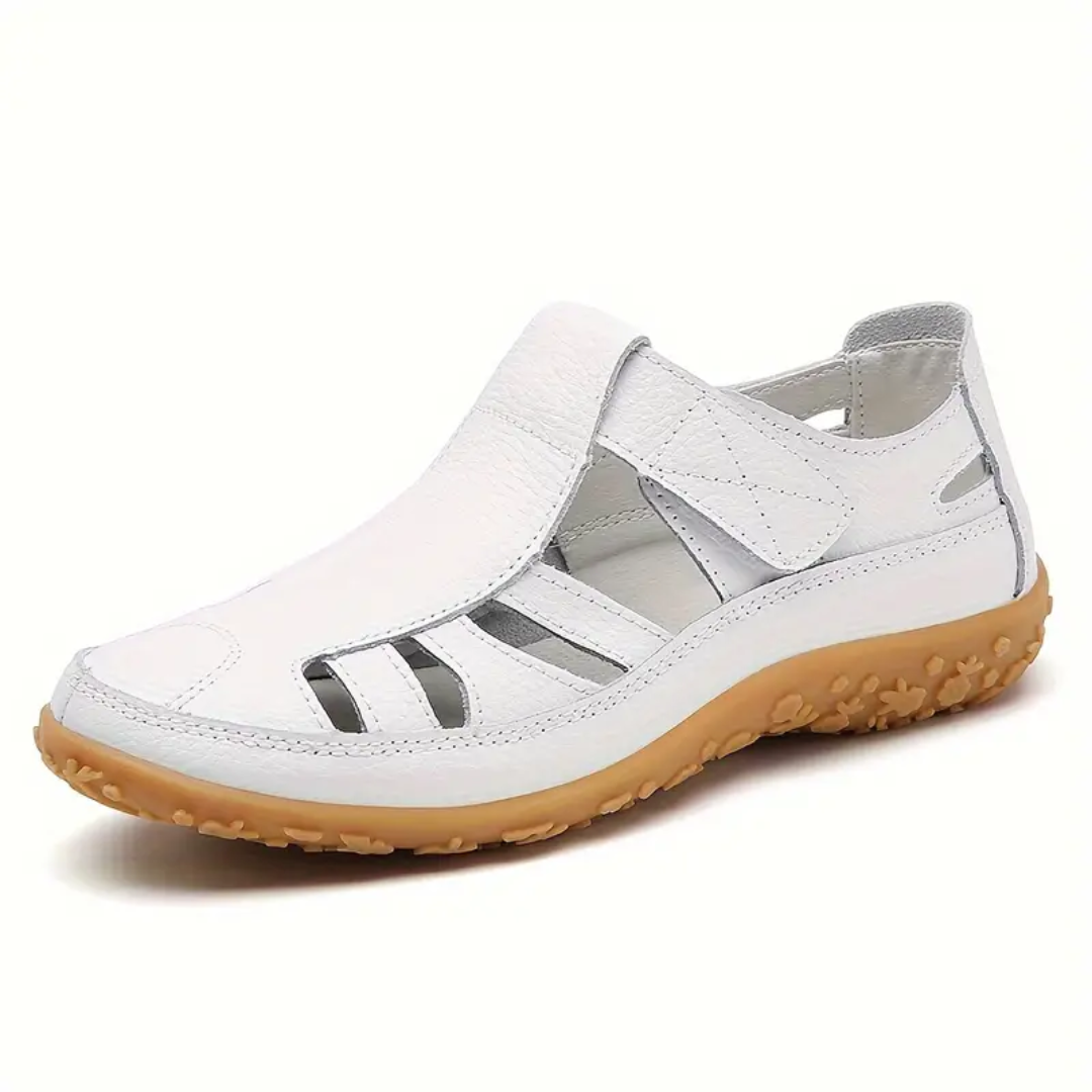 Orthopädische Damensandalen mit weicher Sohle in großen Größen