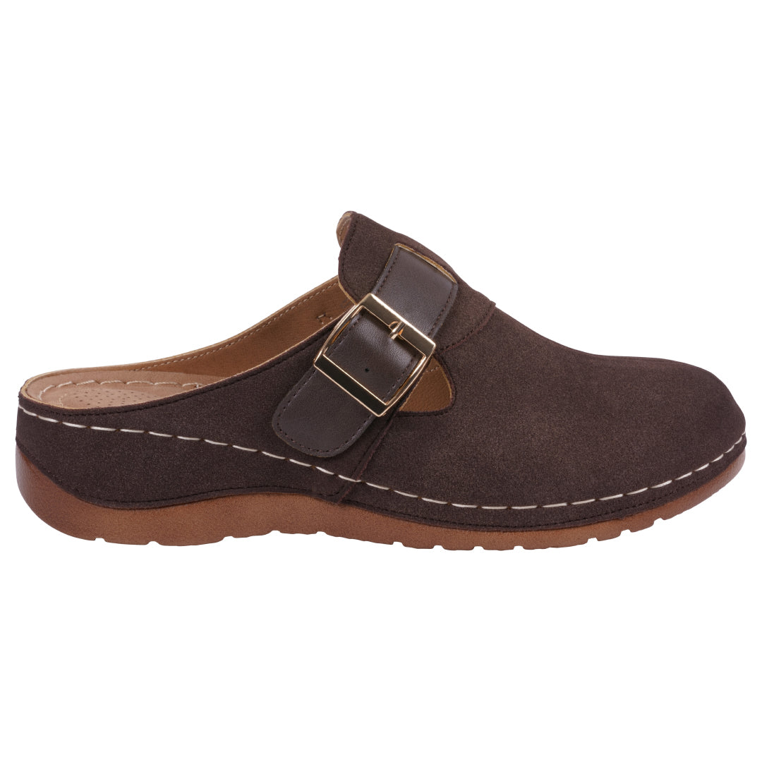 Pippin Women's Pippen Brown Flat - Chic & Comfortable Clogs