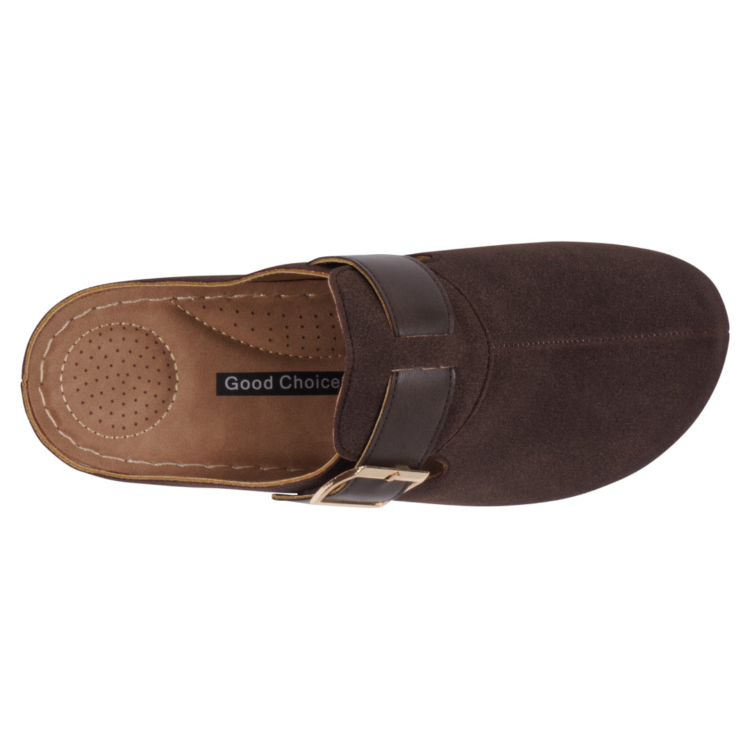 Pippin Women's Pippen Brown Flat - Chic & Comfortable Clogs
