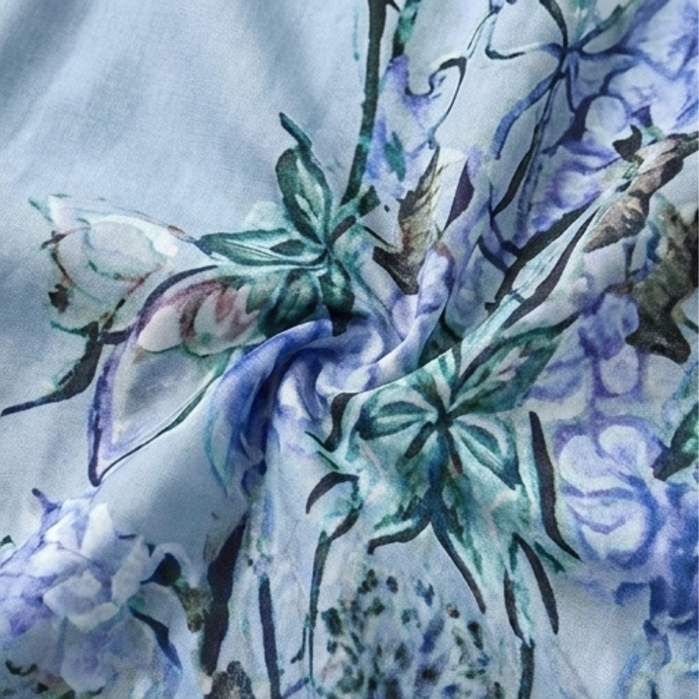 Women's Boho Floral Wide-Leg Pants