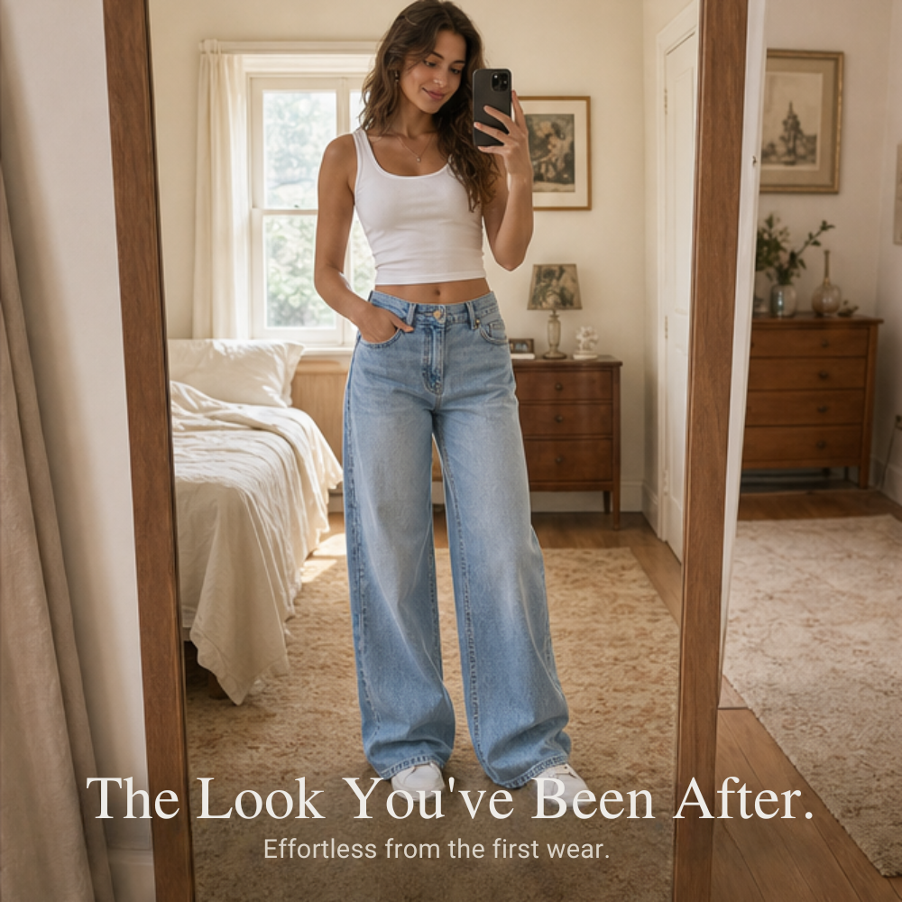Women's Vintage Relaxed-Fit Wide-Leg Jeans