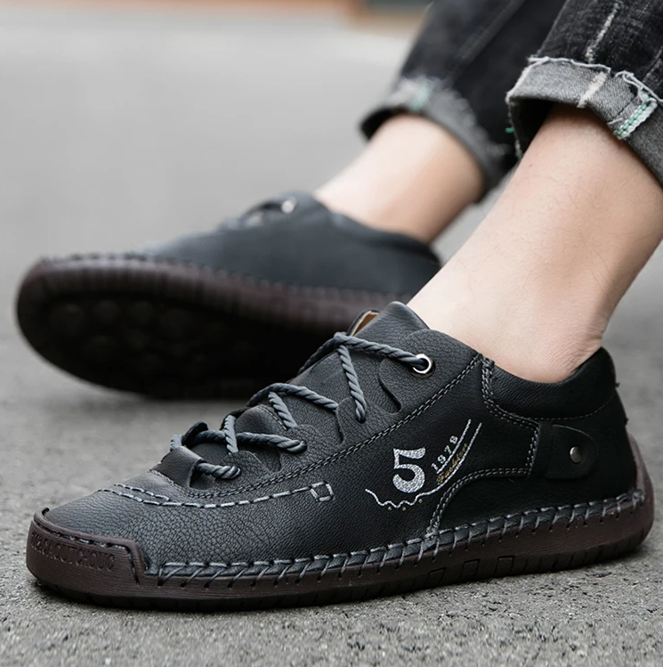 Last day 50% Off❤️ Handcrafted Classic Men's Casual Sneakers, Vintage Orthopedic Ankle Boots