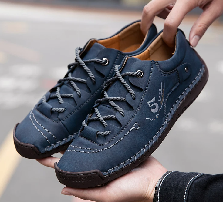Last day 50% Off❤️ Handcrafted Classic Men's Casual Sneakers, Vintage Orthopedic Ankle Boots