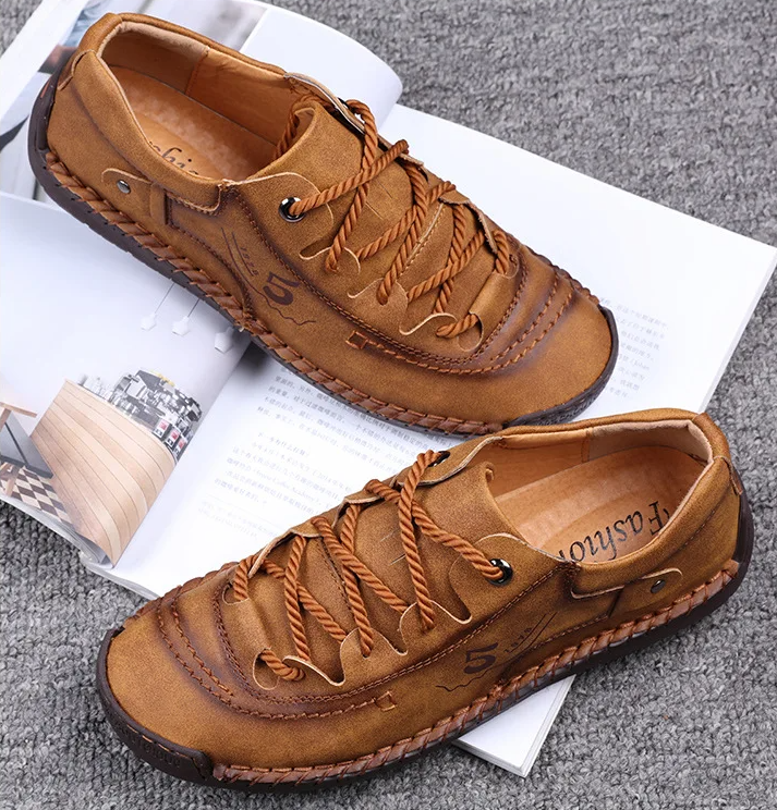 Last day 50% Off❤️ Handcrafted Classic Men's Casual Sneakers, Vintage Orthopedic Ankle Boots