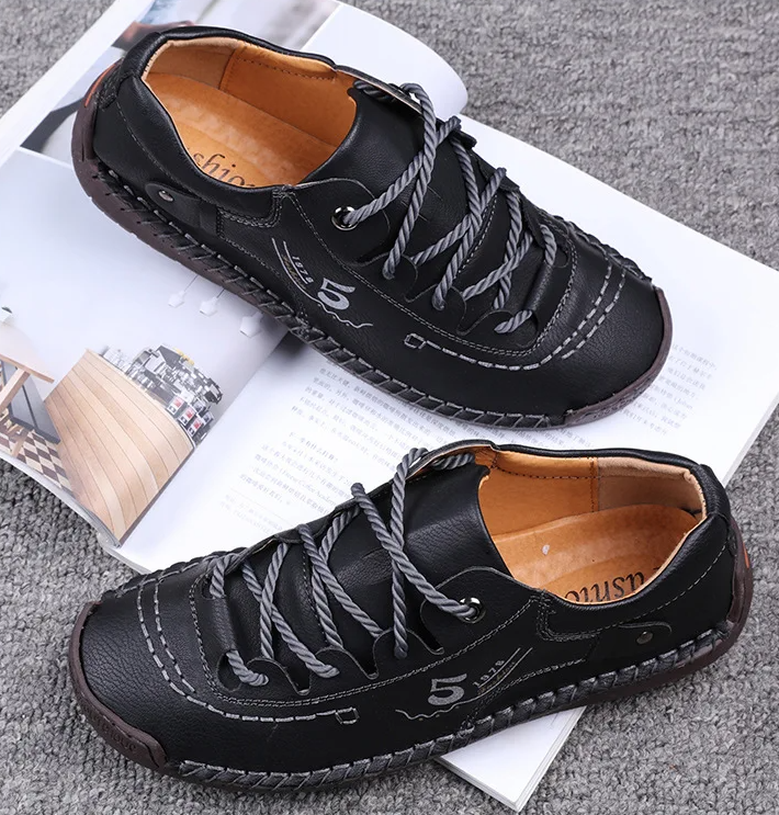 Last day 50% Off❤️ Handcrafted Classic Men's Casual Sneakers, Vintage Orthopedic Ankle Boots