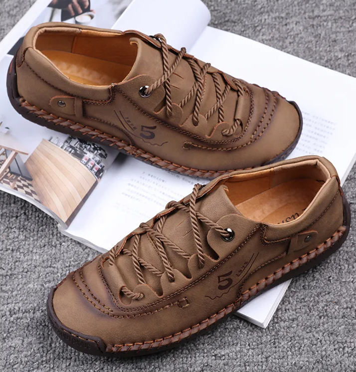 Last day 50% Off❤️ Handcrafted Classic Men's Casual Sneakers, Vintage Orthopedic Ankle Boots
