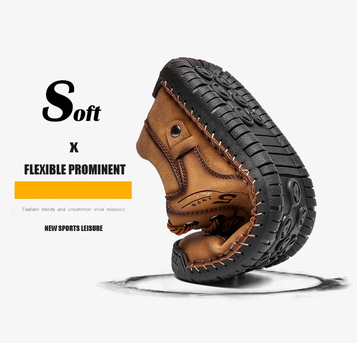Last day 50% Off❤️ Handcrafted Classic Men's Casual Sneakers, Vintage Orthopedic Ankle Boots