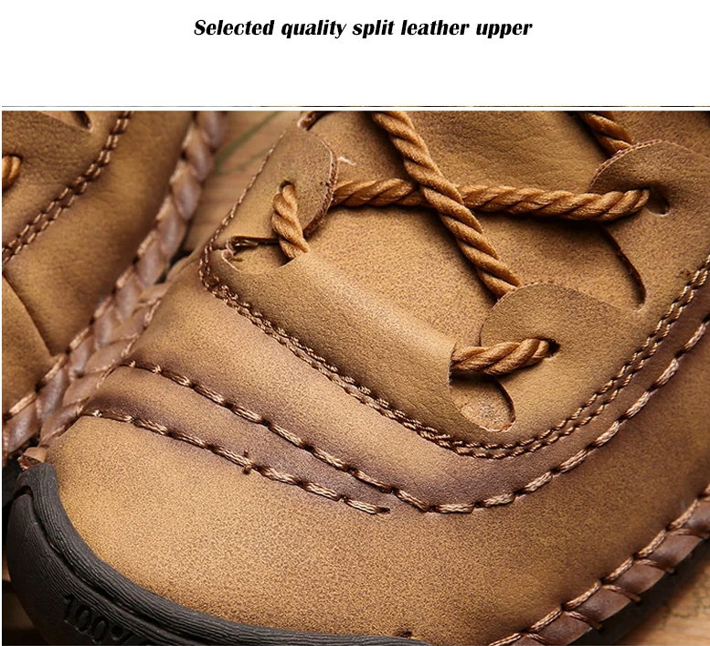 Last day 50% Off❤️ Handcrafted Classic Men's Casual Sneakers, Vintage Orthopedic Ankle Boots