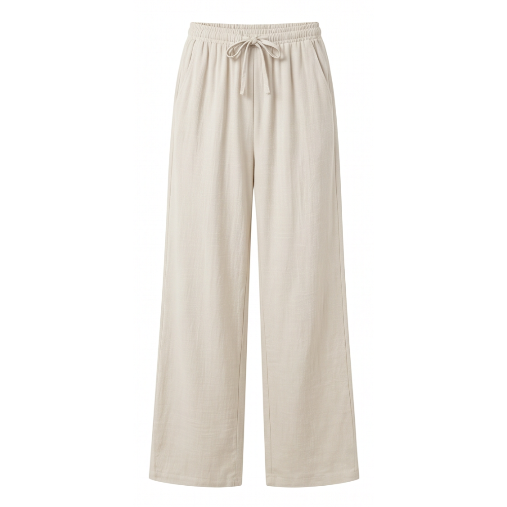 Breezy Wide-Leg Pants with Pockets