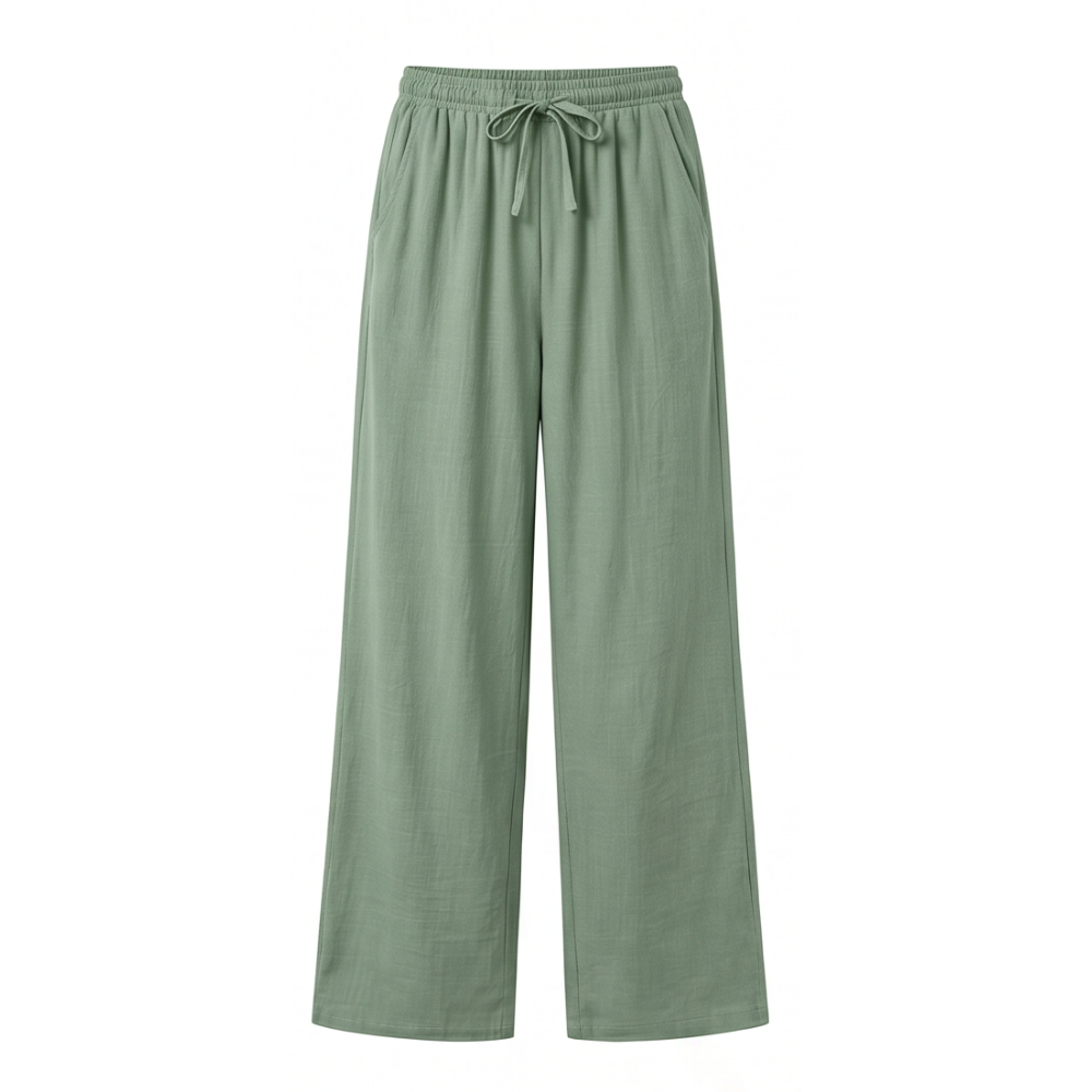 Breezy Wide-Leg Pants with Pockets