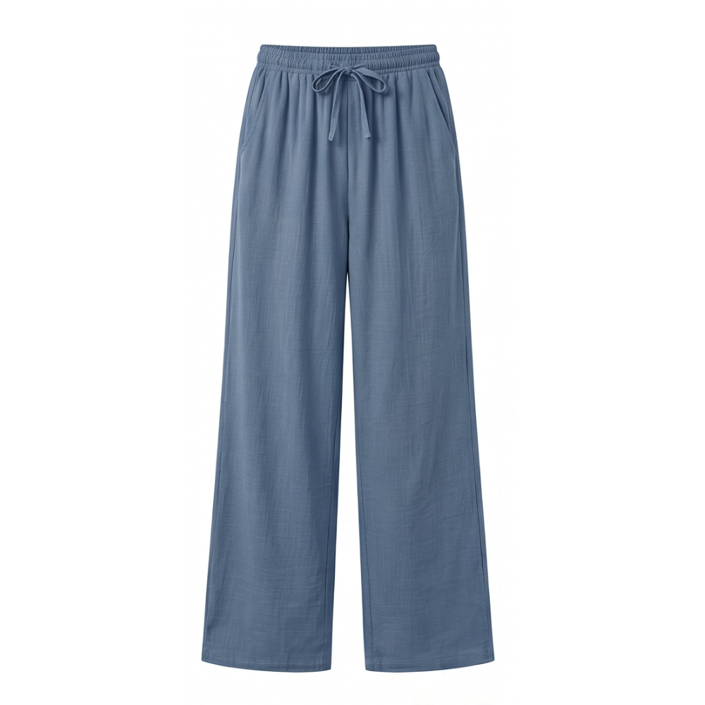 Breezy Wide-Leg Pants with Pockets