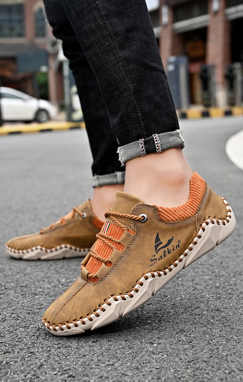 Produktdetails – modestylebay Warm gefütterte Herren-Freizeitschuhe im Vintage-Stil