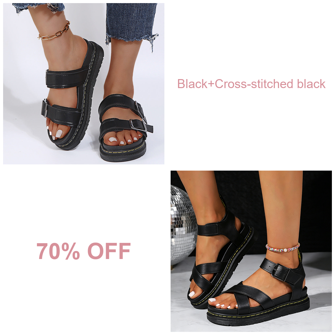 🔥BUY 2 (Black+Cross-stitched black) 70% OFF