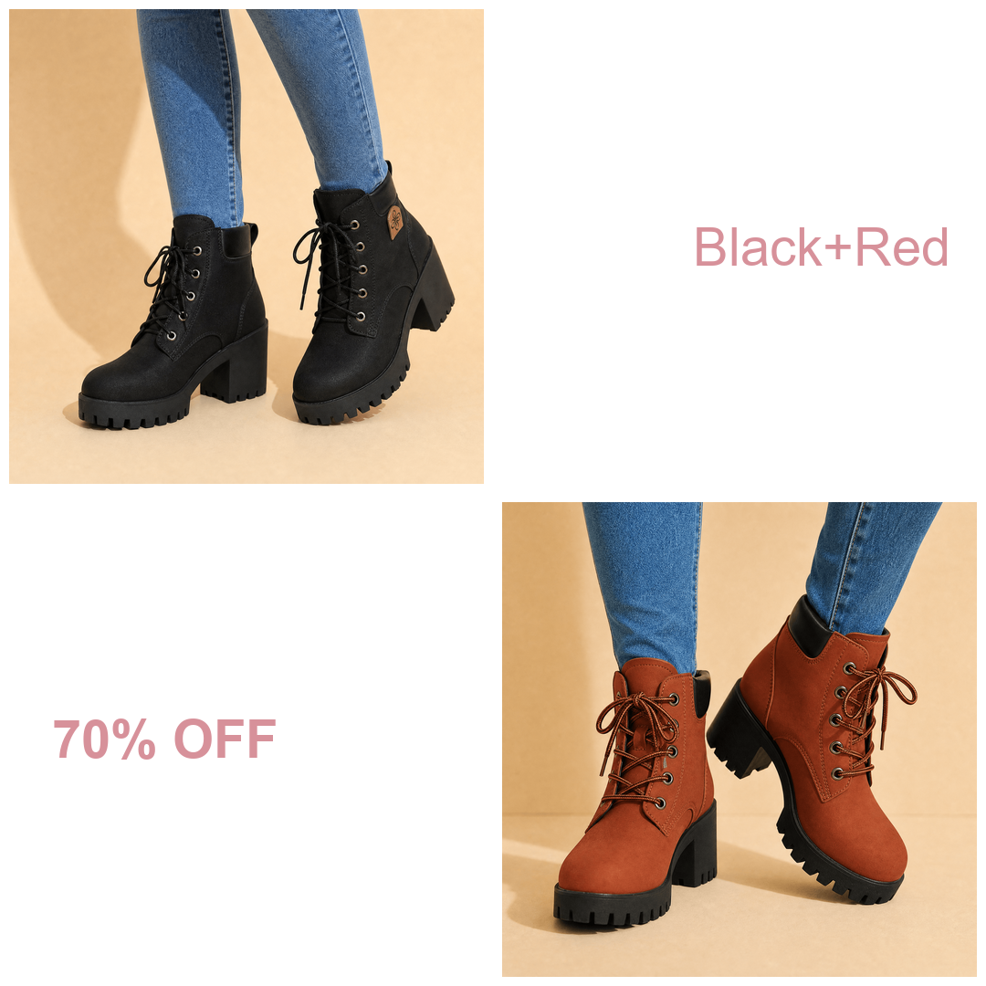 🔥BUY 2 (Black+Red) 70% OFF