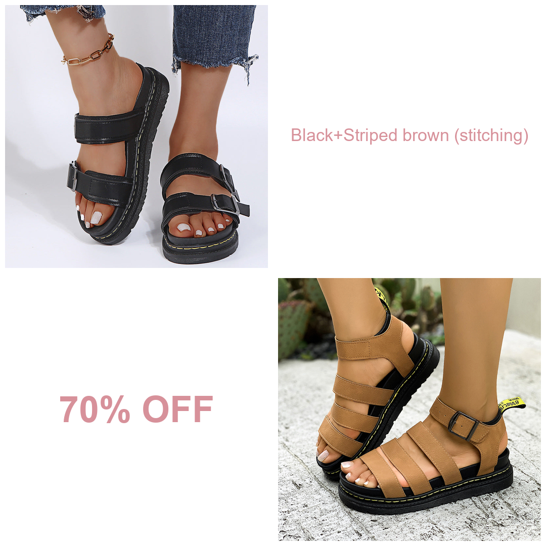 🔥BUY 2 (Black+Striped brown (stitching)) 70% OFF