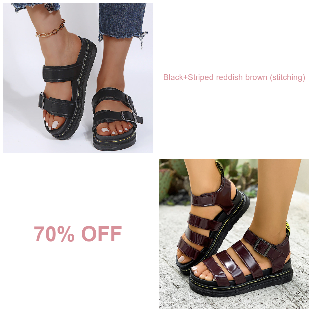 🔥BUY 2 (Black+Striped reddish brown (stitching)) 70% OFF