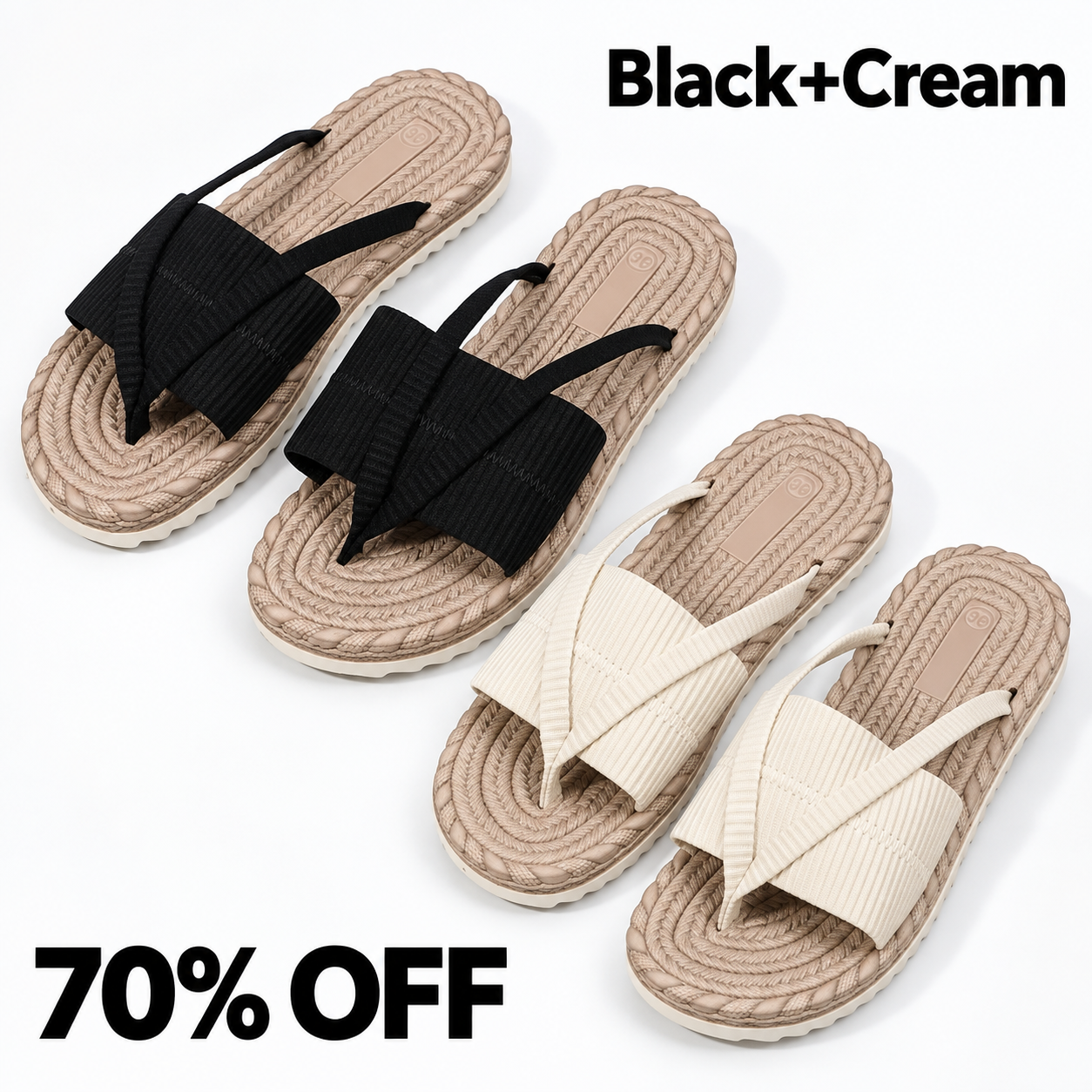 Black+Cream | 70% OFF