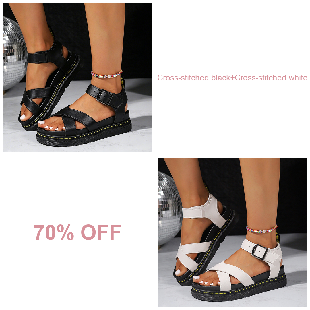 🔥BUY 2 (Cross-stitched black+Cross-stitched white) 70% OFF