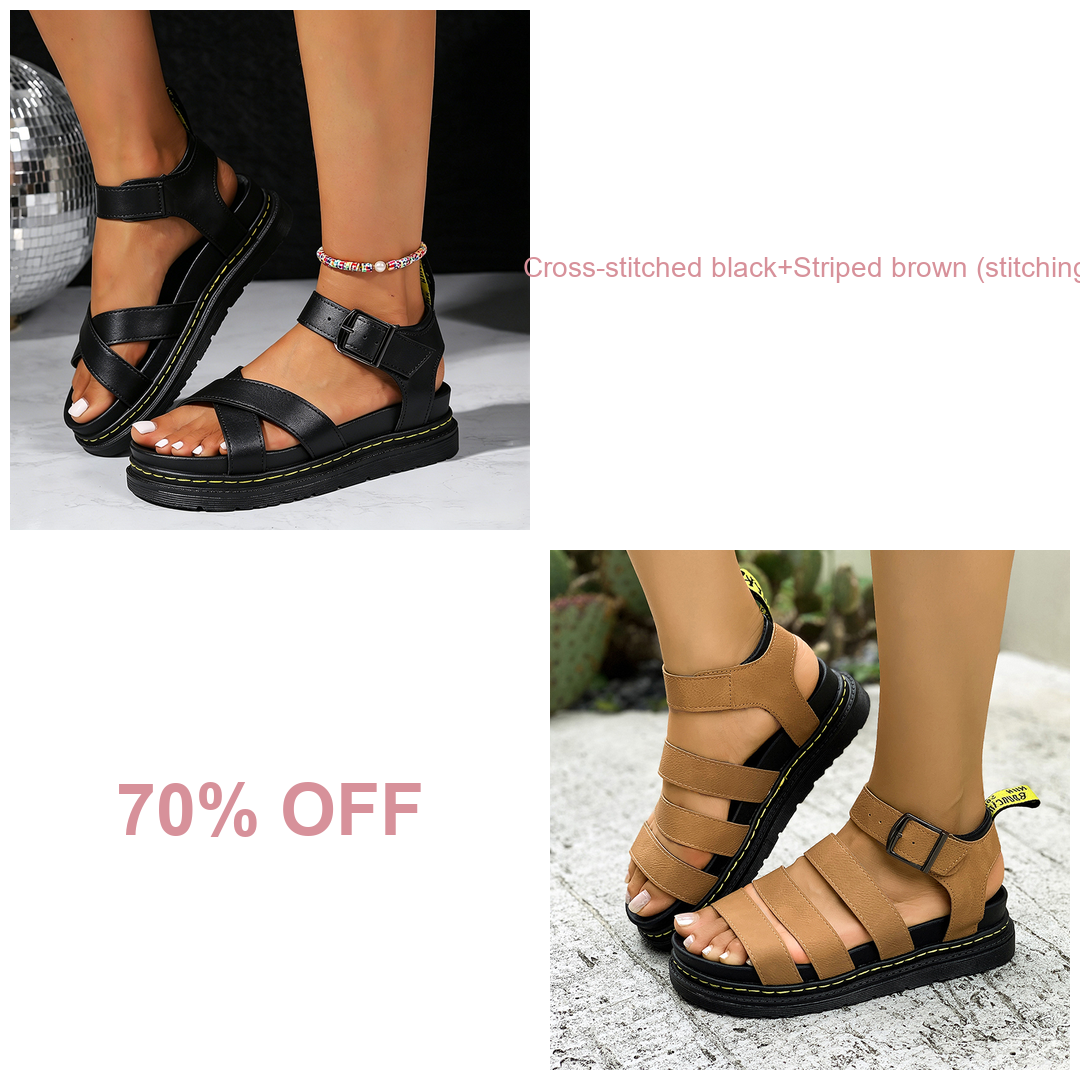 🔥BUY 2 (Cross-stitched black+Striped brown (stitching)) 70% OFF