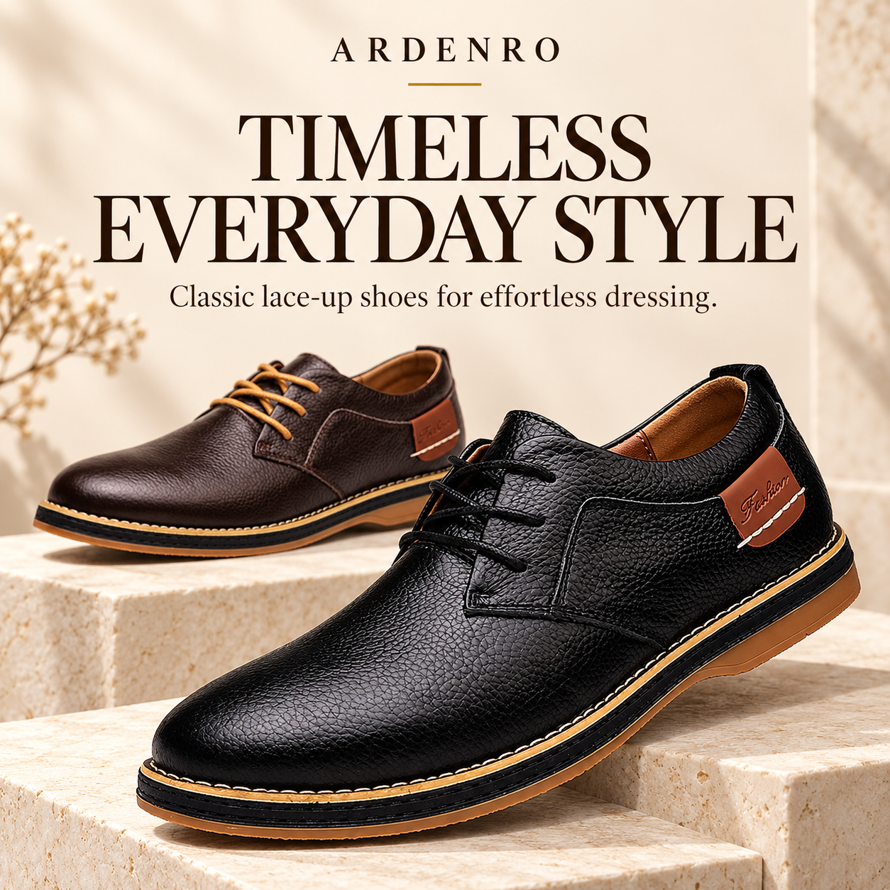 TOPSFANO classic lace-up shoes — everyday style