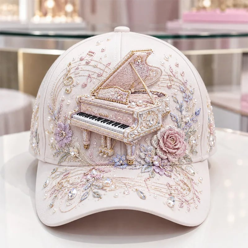 🎻3D-Musicalinstrument-Stickkappe🔥KAUFEN SIE 3 UND ERHALTEN SIE 1 GRATIS (Fügen Sie 4 Stück zum Warenkorb hinzu)
