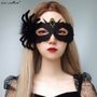 Black MJ-104 spider masquerade mask