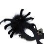 Black MJ-104 spider masquerade mask