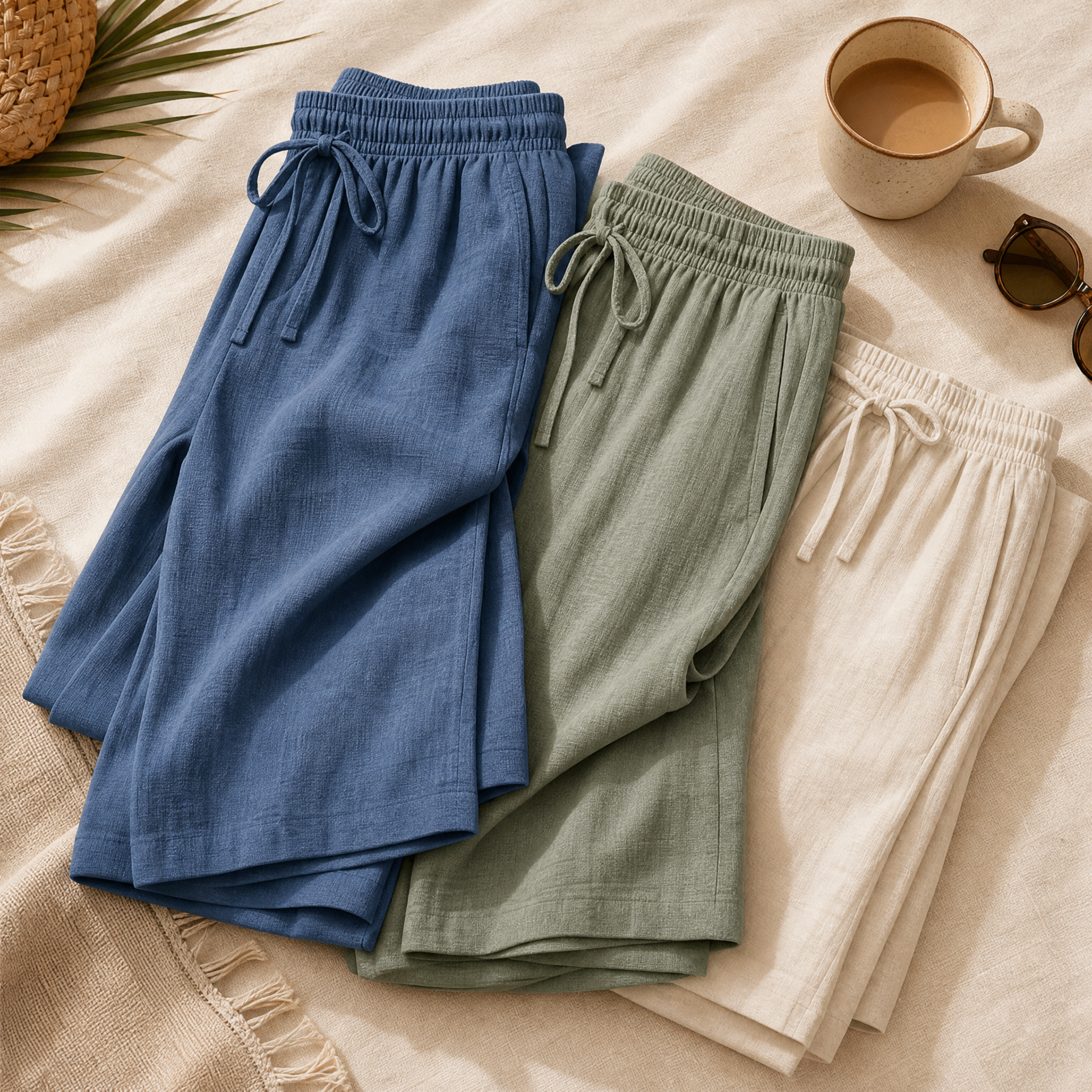 Breezy Wide-Leg Pants with Pockets