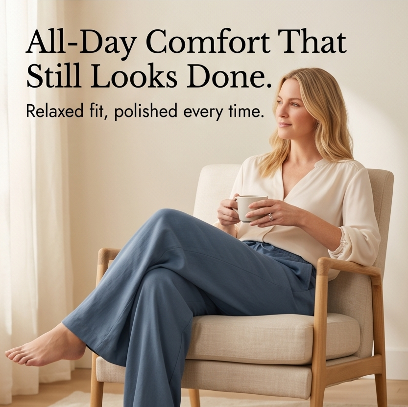 Breezy Wide-Leg Pants with Pockets