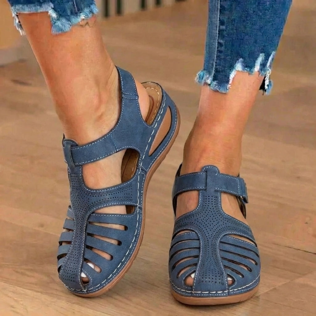 Atmungsaktive Damen-Walking-Sandalen mit rutschfester Sohle