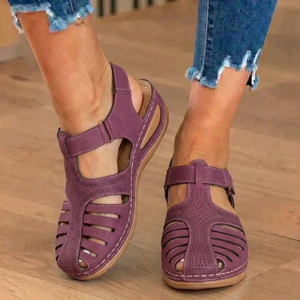Atmungsaktive Damen-Walking-Sandalen mit rutschfester Sohle