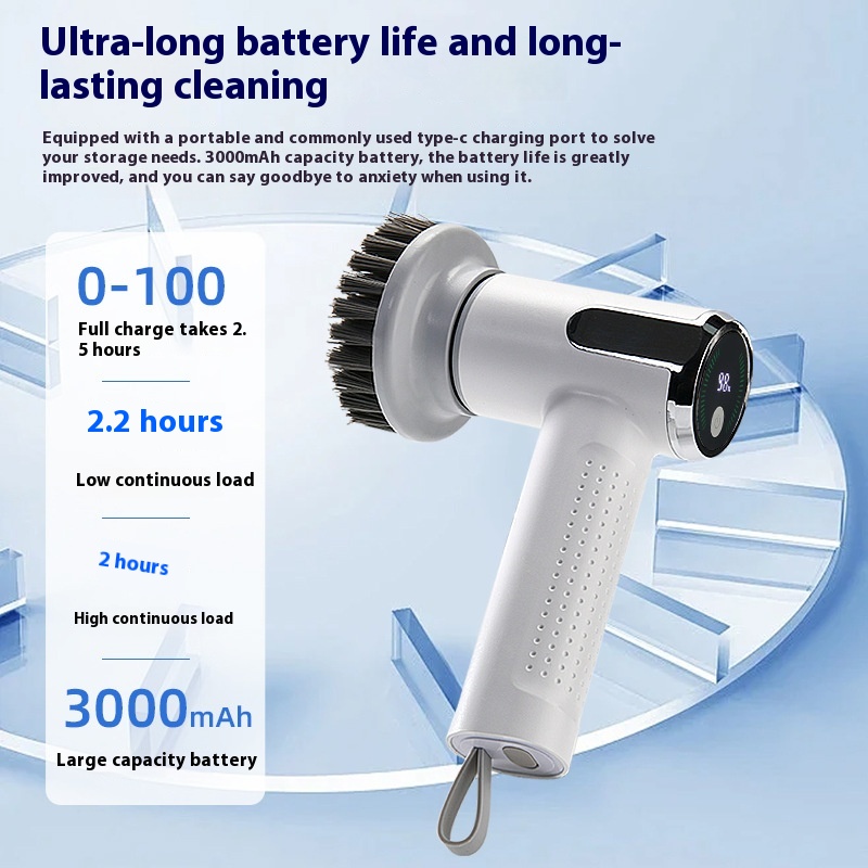 Q2 cordless electric cleaning brush