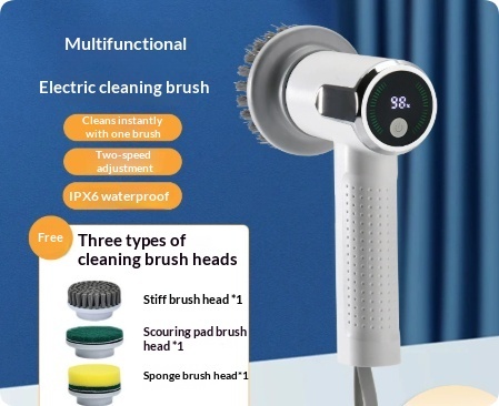 Q2 cordless electric cleaning brush