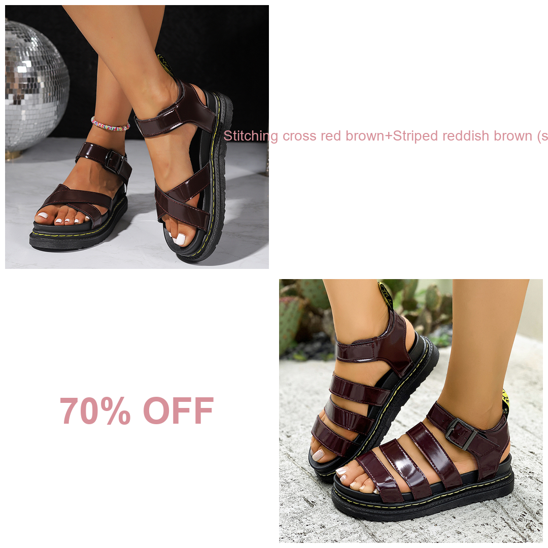 🔥BUY 2 (Stitching cross red brown+Striped reddish brown (stitching)) 70% OFF