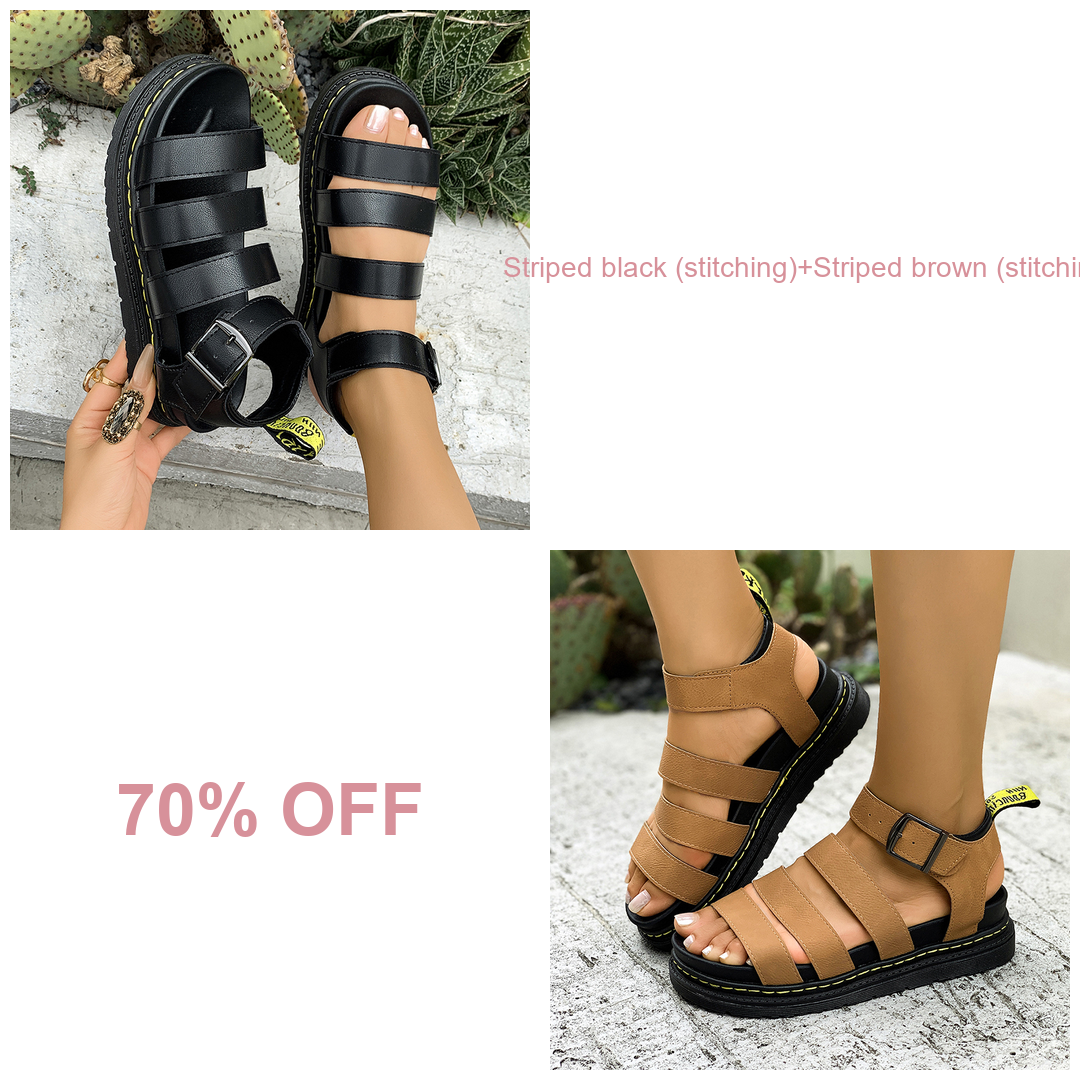 🔥BUY 2 (Striped black (stitching)+Striped brown (stitching)) 70% OFF