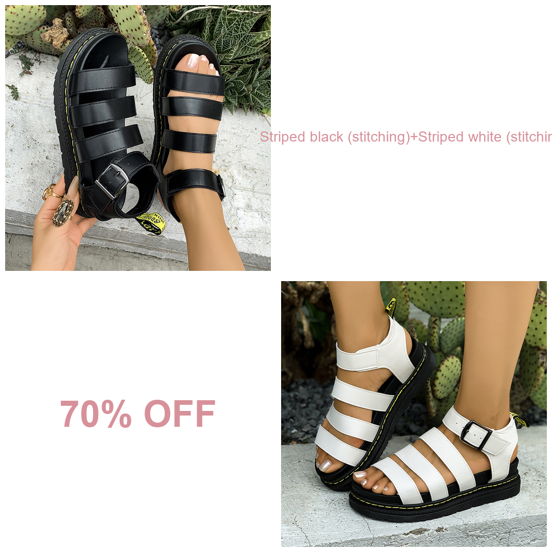 🔥BUY 2 (Striped black (stitching)+Striped white (stitching)) 70% OFF