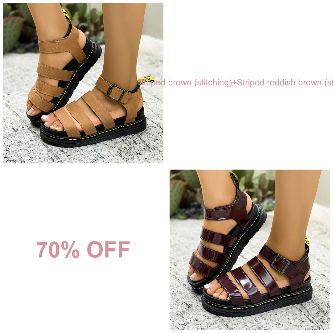 🔥BUY 2 (Striped brown (stitching)+Striped reddish brown (stitching)) 70% OFF
