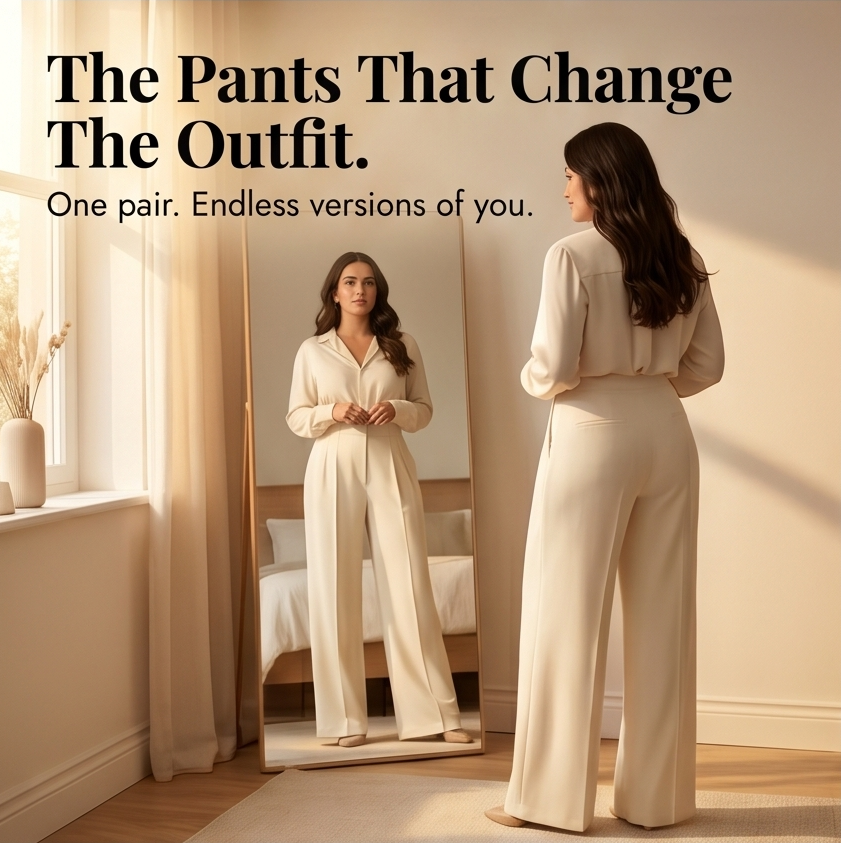 Women's Tailored Pleated Trousers