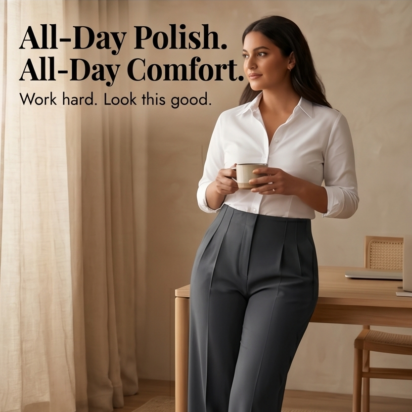Women's Tailored Pleated Trousers