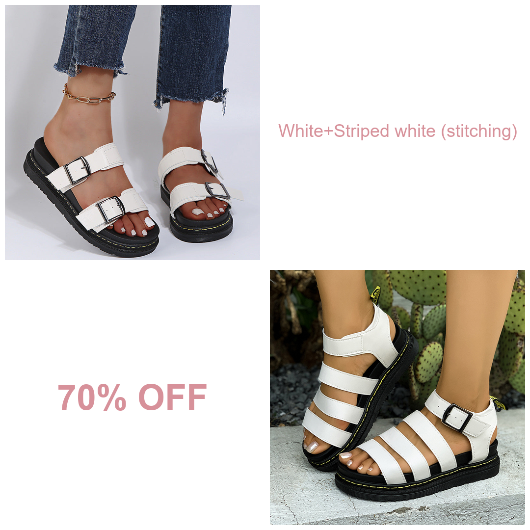 🔥BUY 2 (White+Striped white (stitching)) 70% OFF