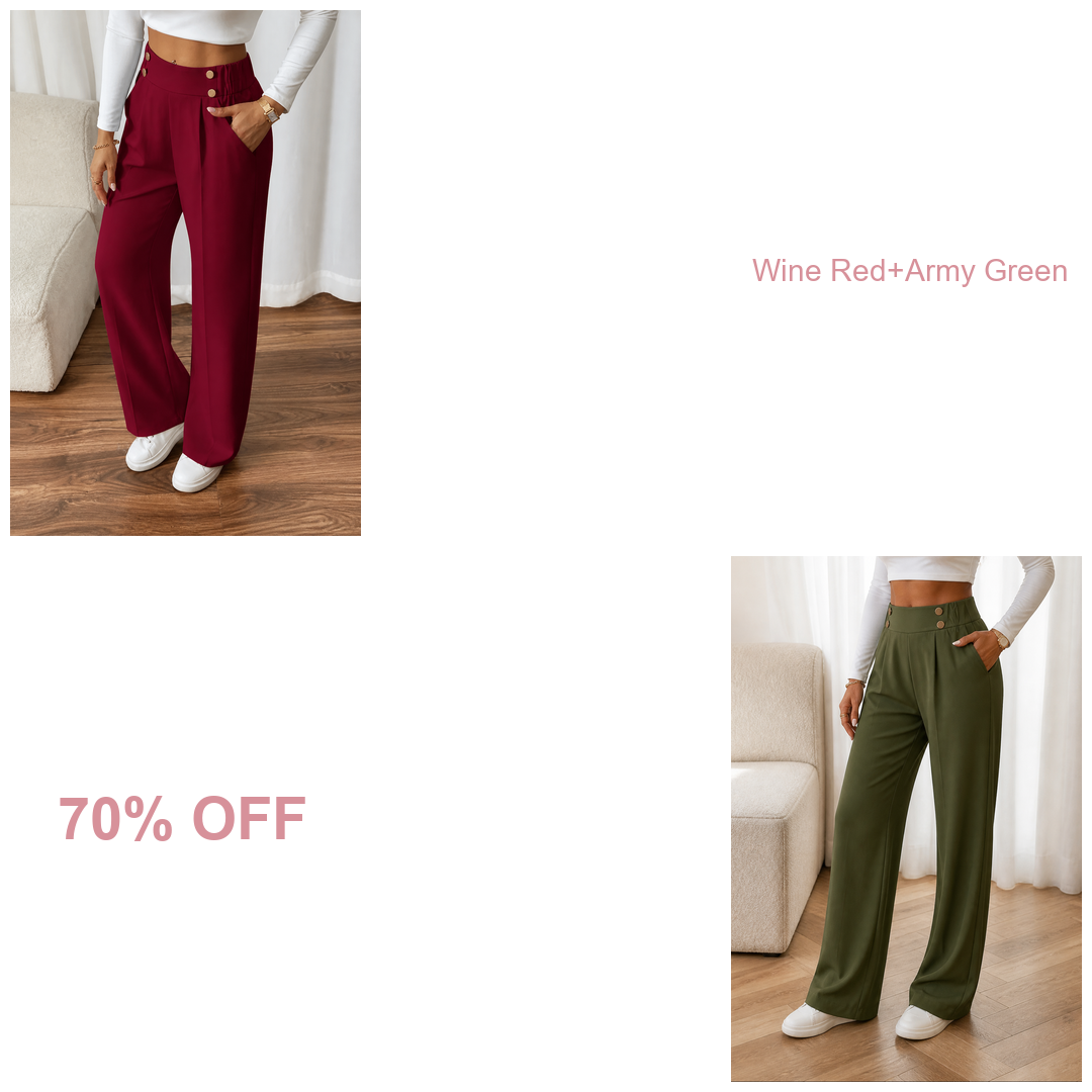 🔥BUY 2 (Wine Red+Army Green) 70% OFF