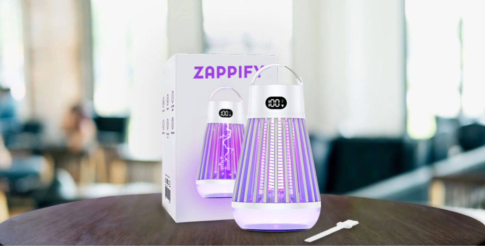 ZapShield Portable Rechargeable UV Bug Zapper