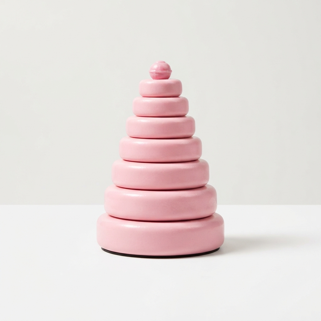 PuffyPal pink candy stack squishy tower