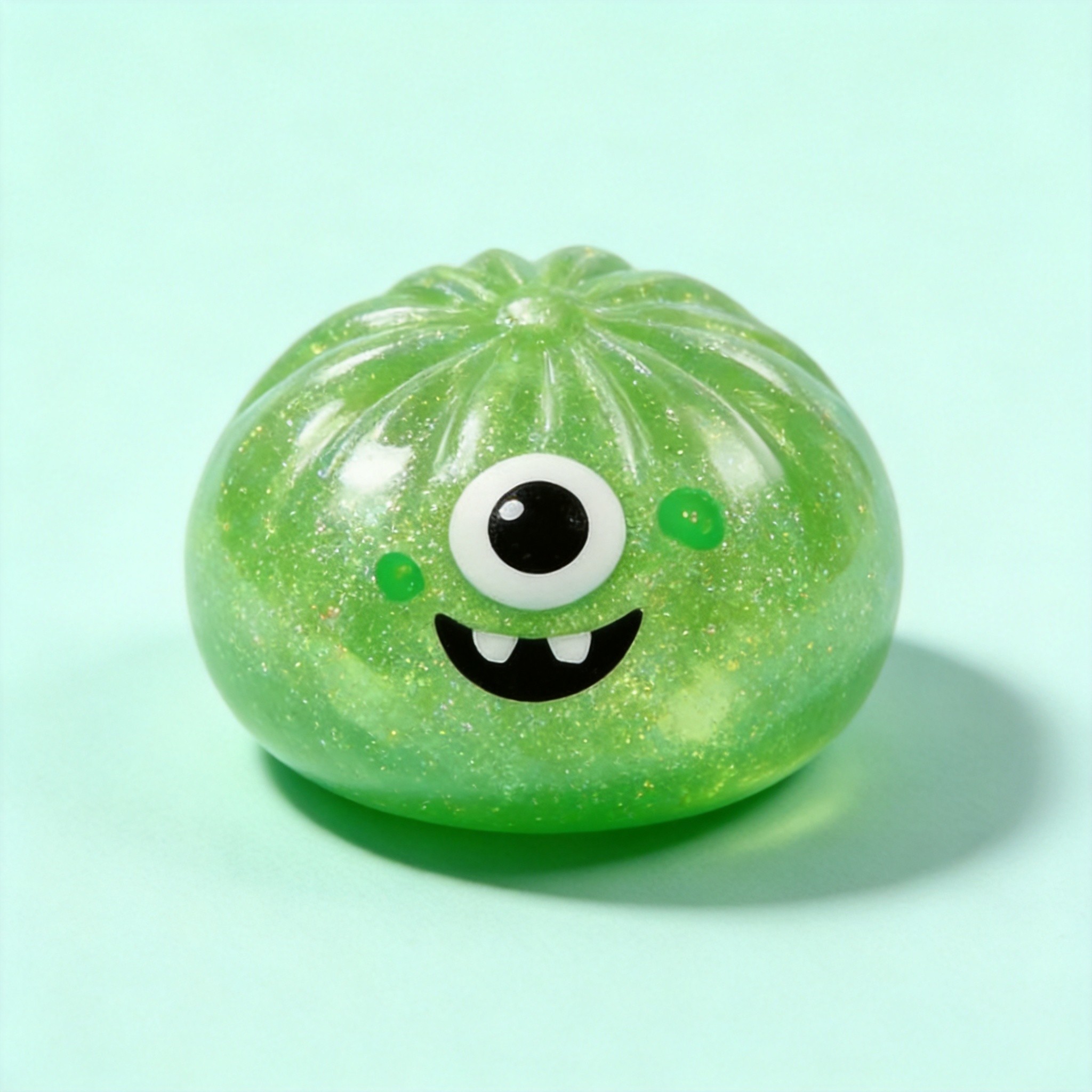 Halloween One-Eyed Monster Dumpling Silicone Taba Squishy 👁️