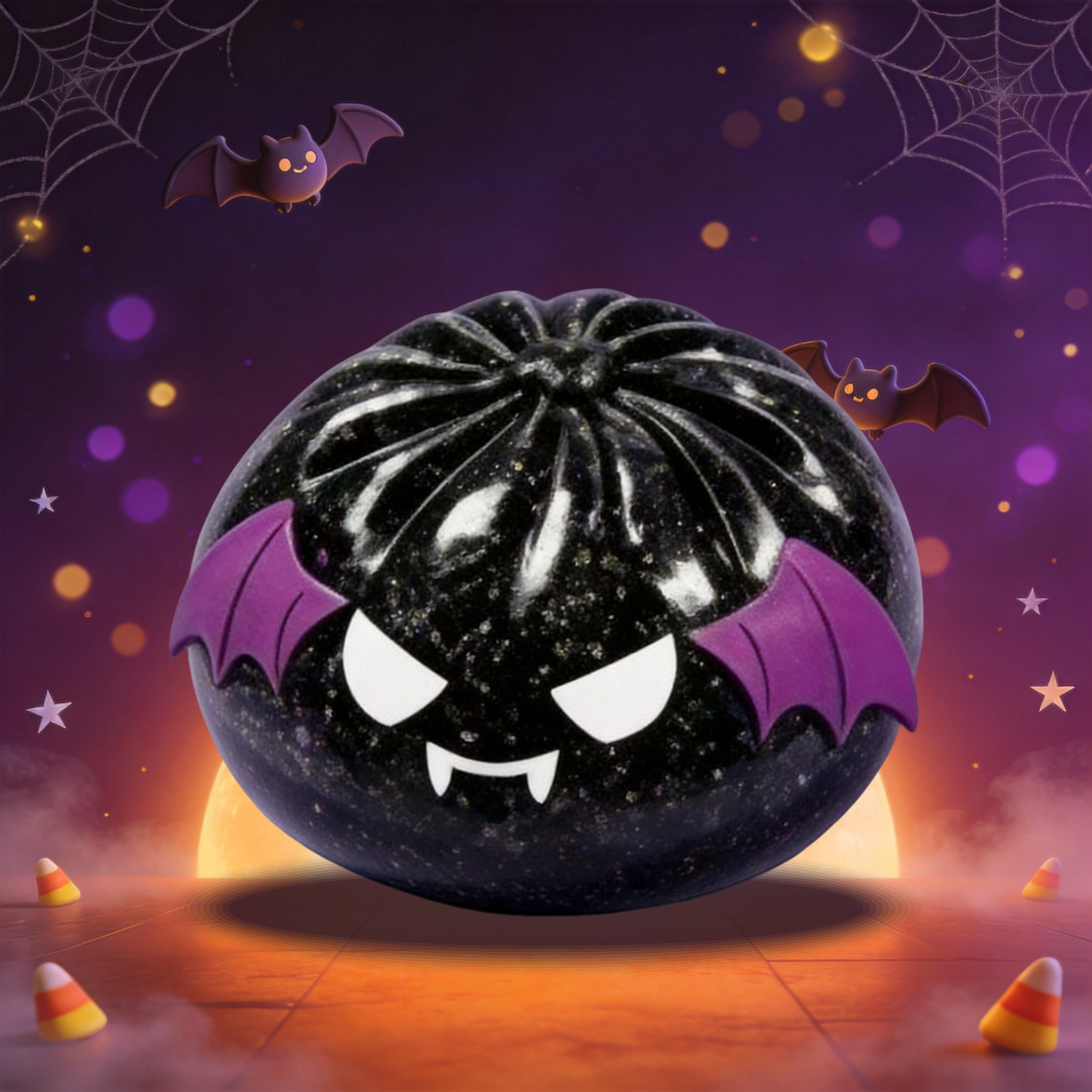 Halloween Screaming Mask Dumpling Silicone Taba Squishy 👻