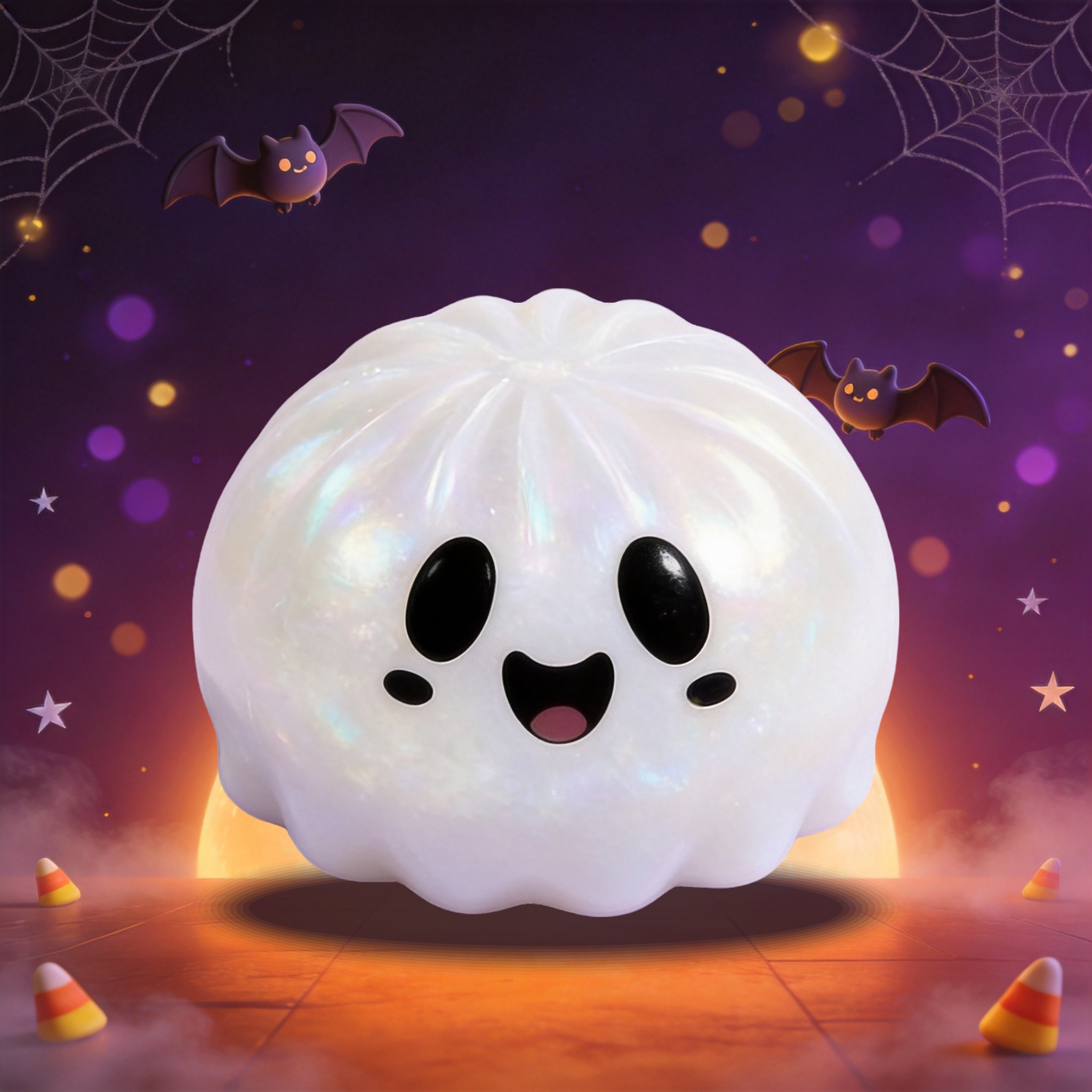 Halloween Skeleton Ghost Dumpling Silicone Taba Squishy 👻