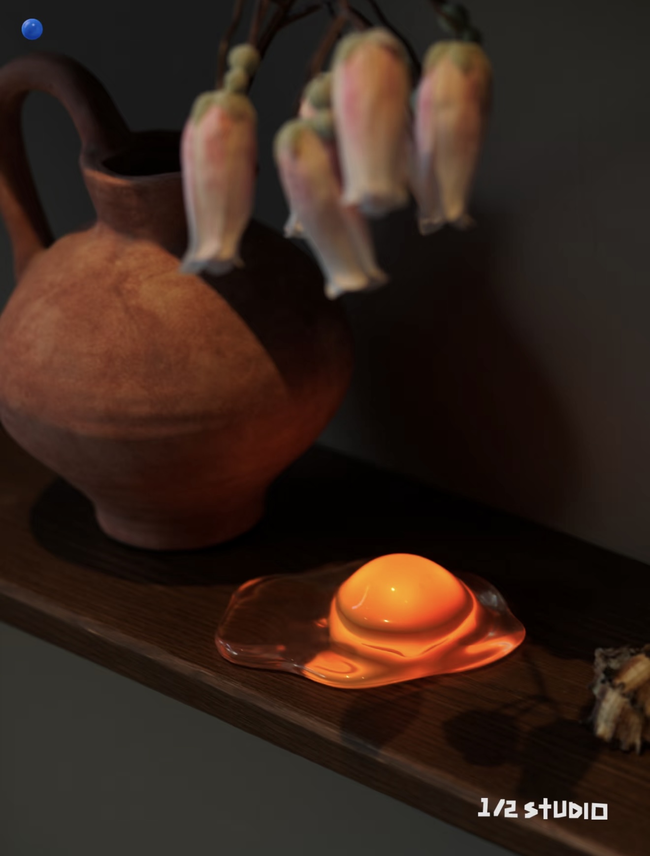 Egg Yolk Night Light